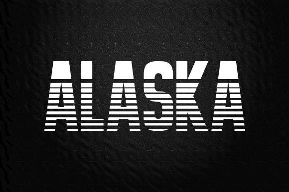 Alaska: A Sliced Text Effect for Modern Branding