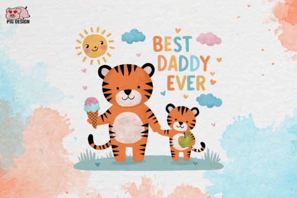 Best Daddy Ever Clipart PNG Graphics: A Designer's Go-To for Heartfelt Projects