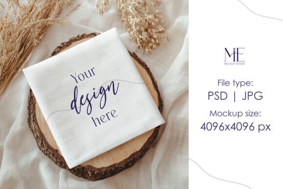 Elevate Your Branding with a Professional Cocktail Napkin Mockup PSD
