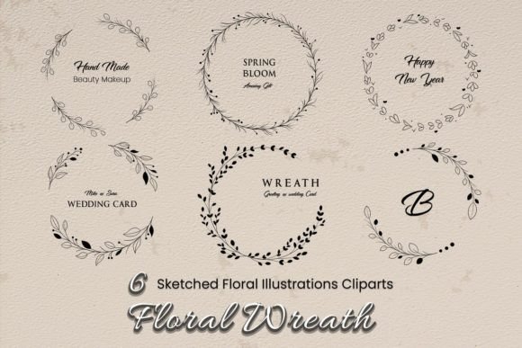 Leaf Wreath Monogram SVG: Elevate Your Brand with Botanical Charm