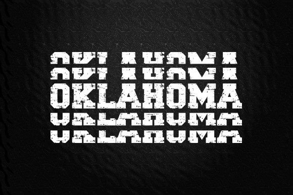 Oklahoma Stacked Vintage: A Typeface with Authentic Character