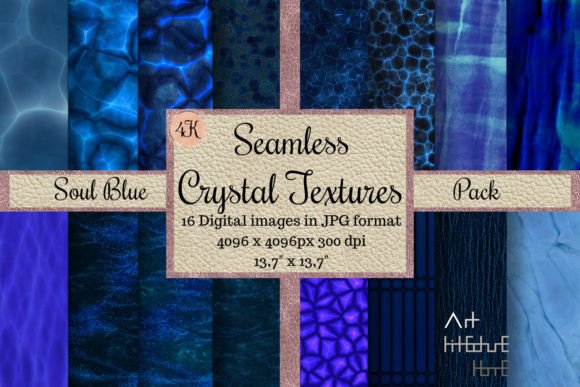 Seamless Crystal Textures - Soul Blue: A Designer's Deep Dive
