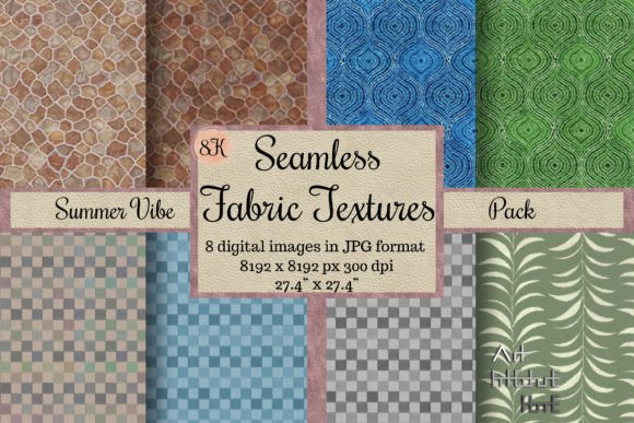 Summer Vibe Seamless Fabric Textures for Your Creative Projects