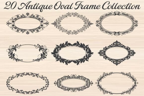 Timeless Elegance: The Antique Oval Frame Collection