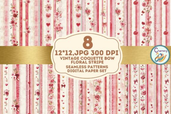 Vintage Coquette Bow: Patterns for Refined Design